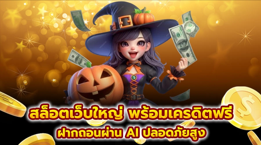 สล็อตเว็บใหญ่ พร้อมเครดิตฟรี